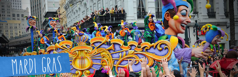 MARDI GRAS Parade Schedule