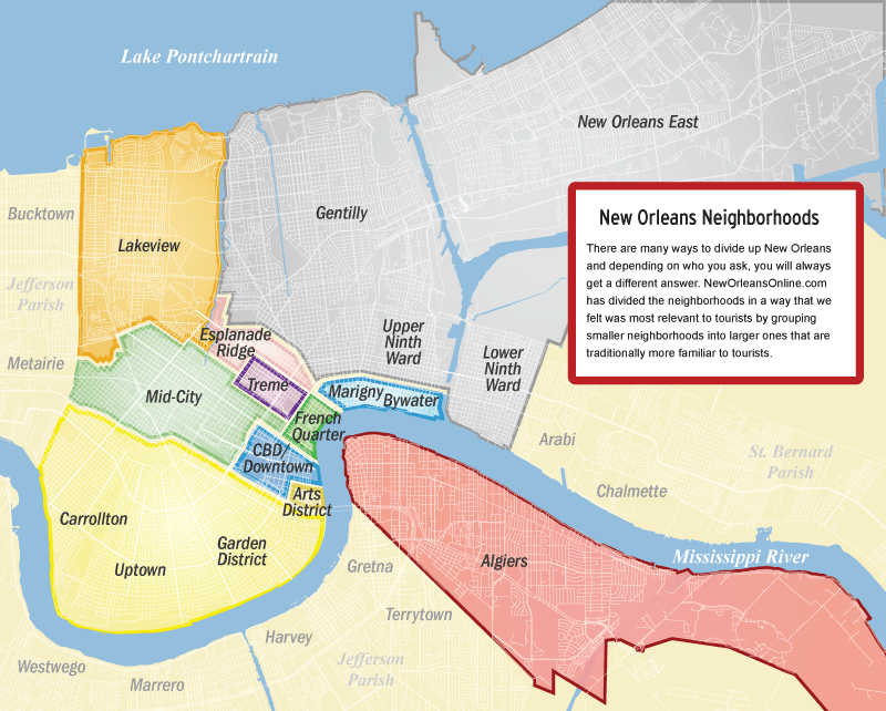 New Orleans Attractions Guide Museums Historic Homes Neighborhoods 