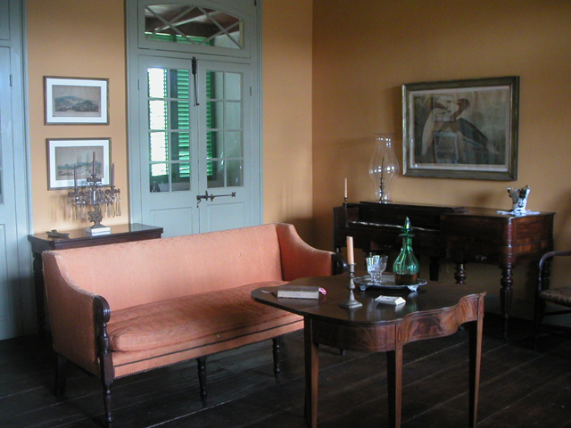 Pitot house interior Pitot house interior
