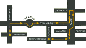 Pontchartrain Route Map