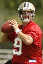 Brees is at the helm of a tough Saints squad.