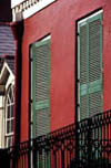 Shutters on Side of French Quarter House