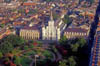 Aerial of Jackson Square and Saint Louis Cathedral