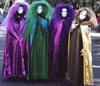 Costumed Revelers at Mardi Gras