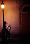 Sax Player in the French Quarter