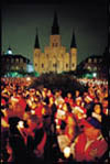 Caroling in Jackson Square