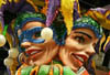 Papier Mache Jesters at Mardi Gras World