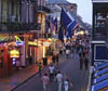 Bourbon Street in the French Quarter