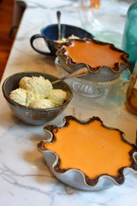 Octavia's Sweet Potato Pie with Gingerbread Crust 