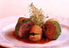 Quail Roulade with Collard Green Croquettes from Windsor Court 