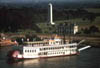 Creole Queen Steamboat in Front of Chalmette Battlefield